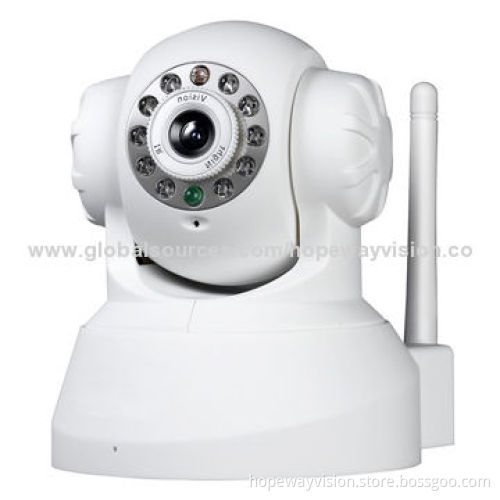 Wi-Fi + P2P Indoor 720P H.264 Mini Pan/Tilt Camera, 10m IR